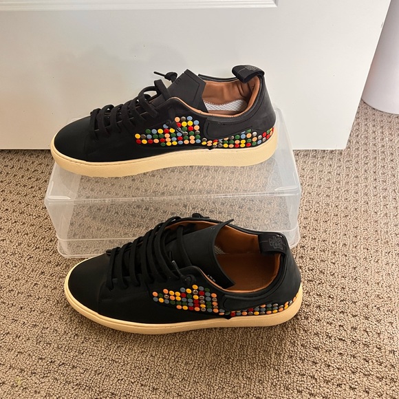 Esseuttese black smarty sneakers. Size 39 - Picture 2 of 7